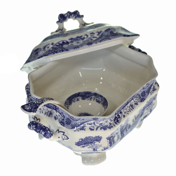 Spode Dining Spode Large Rectangle Tureen With Ladle Set Nwt Poshmark